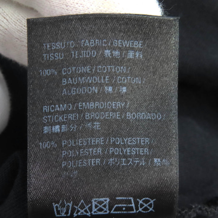 美品△BALENCIAGA バレンシアガ 21SS 670943 コットン100％ ラムシュタイン レギュラーフィット 半袖Ｔシャツ 黒 XXS 正規品