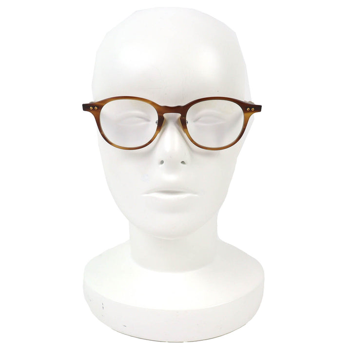極美品△DITA ディータ DTX148 ASH(＋) ボストン メガネ 眼鏡 アイウェア ブラウンデミ アンティークゴールド 47□21-148 定価101200円