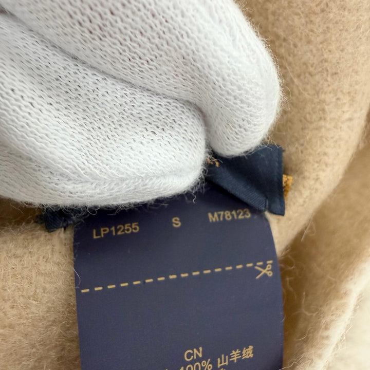 極美品☆LOUIS VUITTON ルイヴィトン 2025年製 M78123 マフラー・レイキャビック カシミヤ100％ ベージュ イタリア製 正規品 箱付き