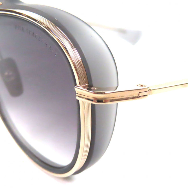 未使用▼DITA ディータ 19017 SPACECRAFT ツーブリッジ アイウェア サングラス ピンクゴールド スモークグレー 52□21-144 定価108900円