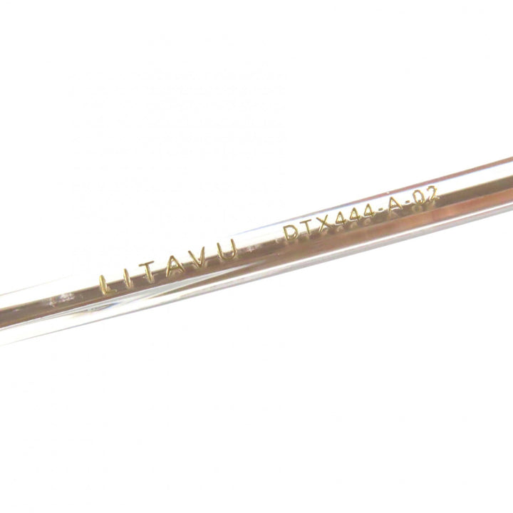 未使用品▼DITA ディータ DTX444 LITAVU メガネ 眼鏡 アイウェア クリア ゴールド 54□17-141 デモレンズ 日本製 メンズ 定価106700円