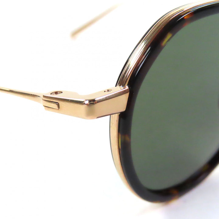 未使用品▼DITA ディータ DTS475 ARTOA.82 マーブル ボストン サングラス ゴールド クリアブラウン 46□24-145 メンズ 定価86900円