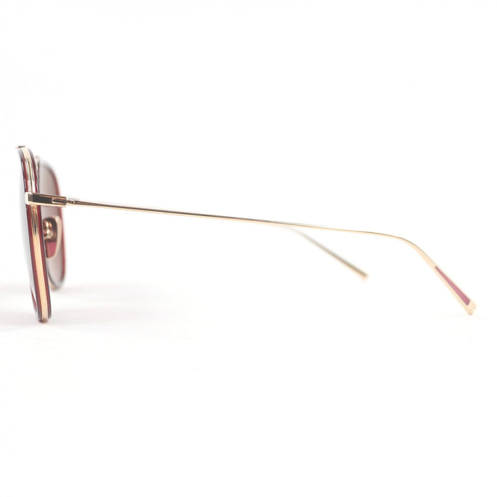 未使用品□DITA ディータ DTS472-A-03 ARTOA.92x ツーブリッジ サングラス ピンクゴールド クリアボルドー 58□15-145 日本製 メンズ