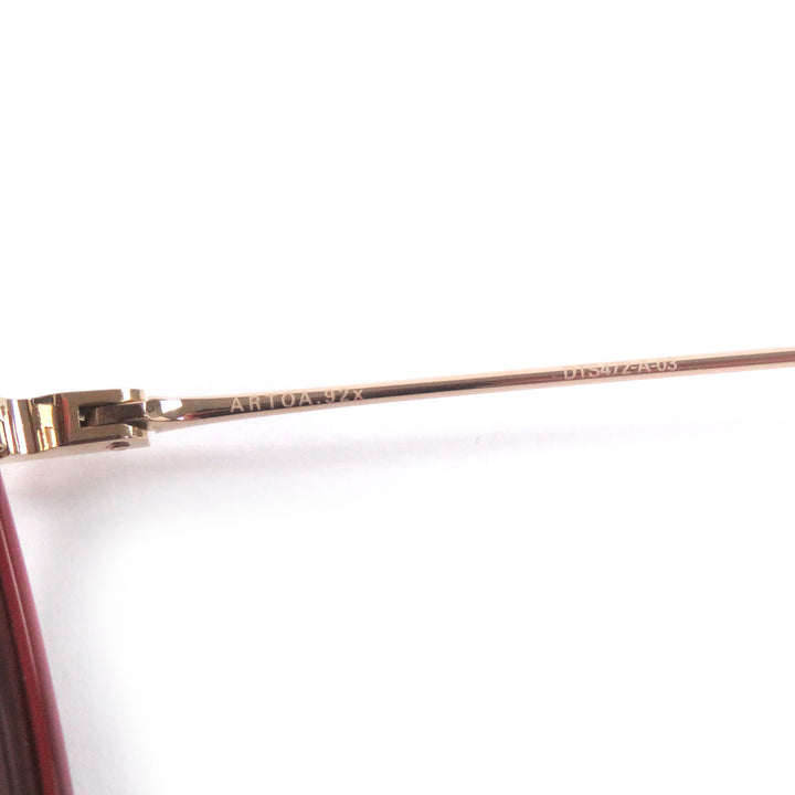 未使用品□DITA ディータ DTS472-A-03 ARTOA.92x ツーブリッジ サングラス ピンクゴールド クリアボルドー 58□15-145 日本製 メンズ