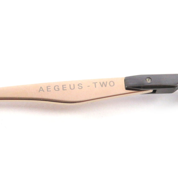 未使用品□DITA ディータ DTX446-A-04 AEGEUS-TWO スクエア メガネ 眼鏡 アイウェア クリアカーキ 53□20-140 日本製 定価114400円