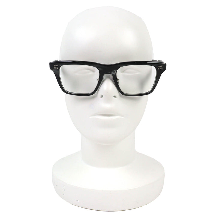 美品△DITA ディータ DTX713 THAVOS スクエア メガネ 眼鏡 アイウェア クリアブラック マーブル 63□24 146 日本製 メンズ 定価91300円