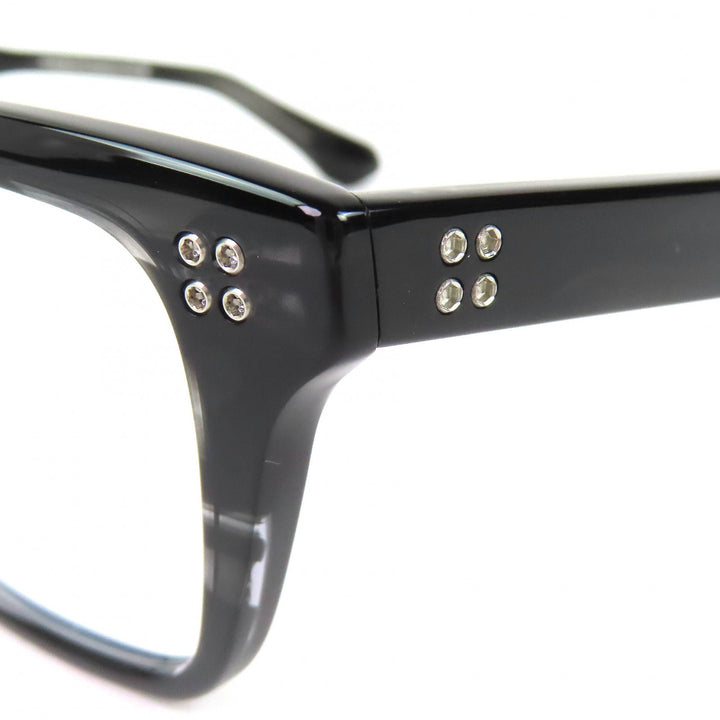 美品△DITA ディータ DTX713 THAVOS スクエア メガネ 眼鏡 アイウェア クリアブラック マーブル 63□24 146 日本製 メンズ 定価91300円
