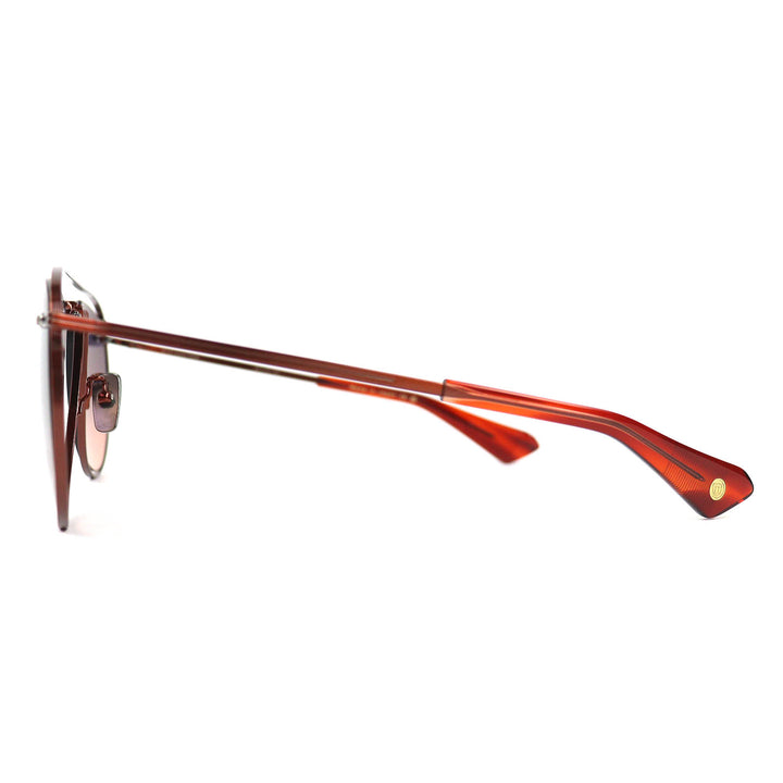 未使用品△DITA ディータ DTS176 SYSTOIC-TWO ツーブリッジ サングラス ブロンズ クリアブラウン 59□18-145 デモレンズ 日本製 メンズ