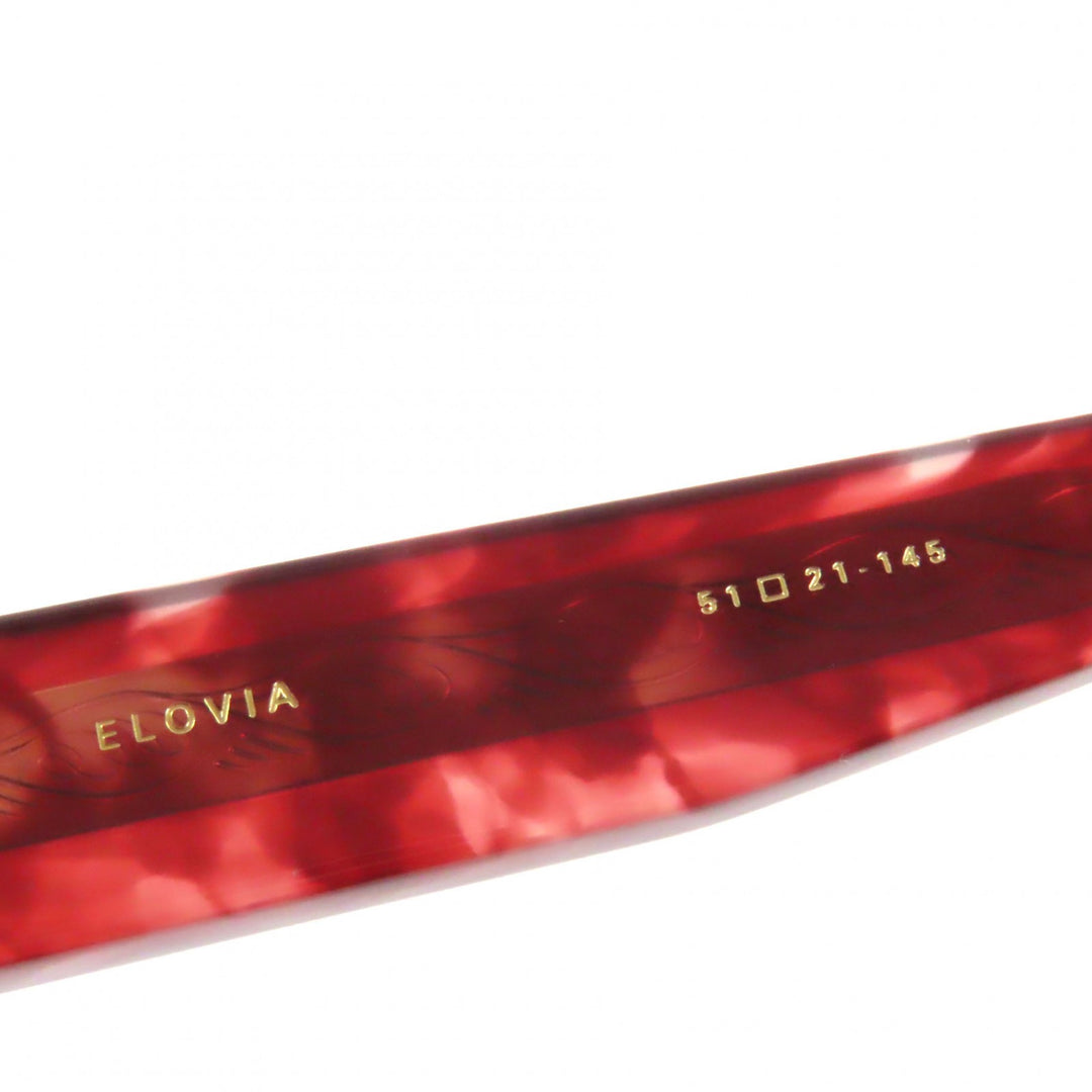 美品▼DITA ディータ DTS756 ELOVIA マーブル アイウェア サングラス ローズトータス 51□21-145 デモレンズ 日本製 メンズ 定価95700円