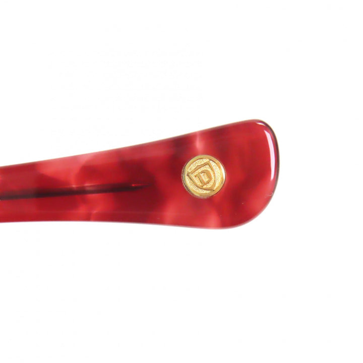 美品▼DITA ディータ DTS756 ELOVIA マーブル アイウェア サングラス ローズトータス 51□21-145 デモレンズ 日本製 メンズ 定価95700円