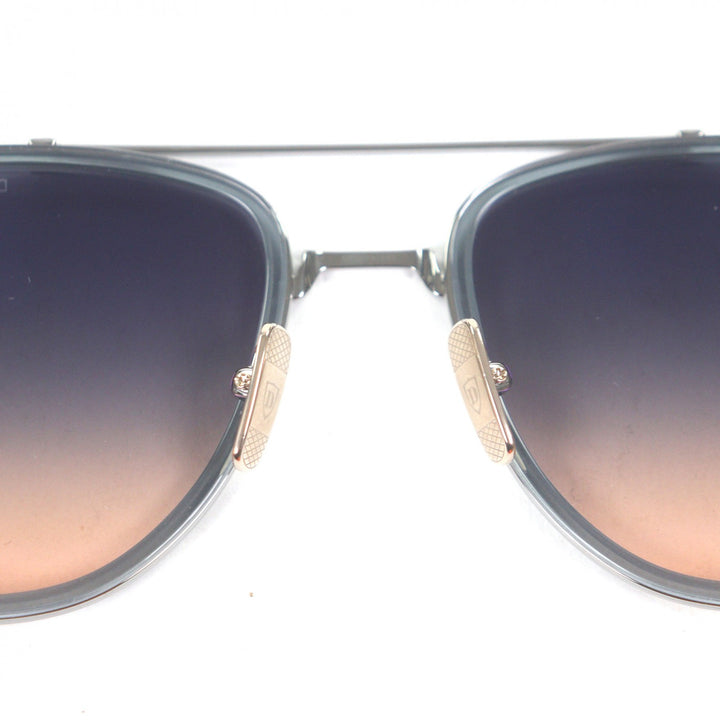 未使用品□DITA ディータ DTS473 ARTOA.79x ツーブリッジ サングラス シルバー グレー系グラデーションレンズ 53□20-145 定価86900円