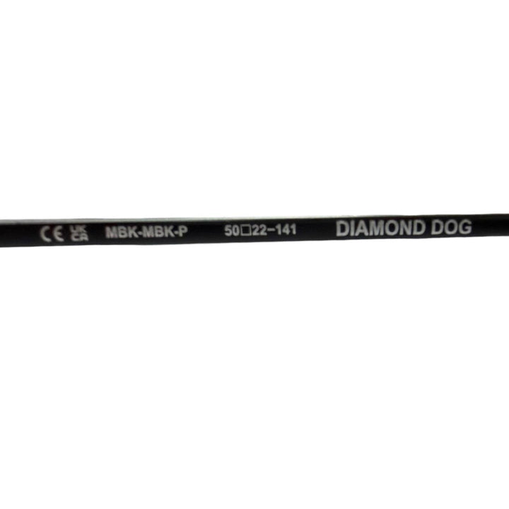 極美品□CHROME HEARTS クロムハーツ DIAMOND DOG SV925使い フローラルクロス サングラス マットブラック 50□22-141 度入り 日本製