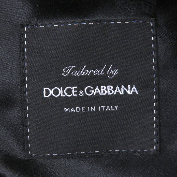 極美品□DOLCE&amp;GABBANA ドルチェ＆ガッバーナ 黒タグ フラワー 総柄 ジャガード チェスターコート レッド 48 ハンガー付き 伊製 正規品