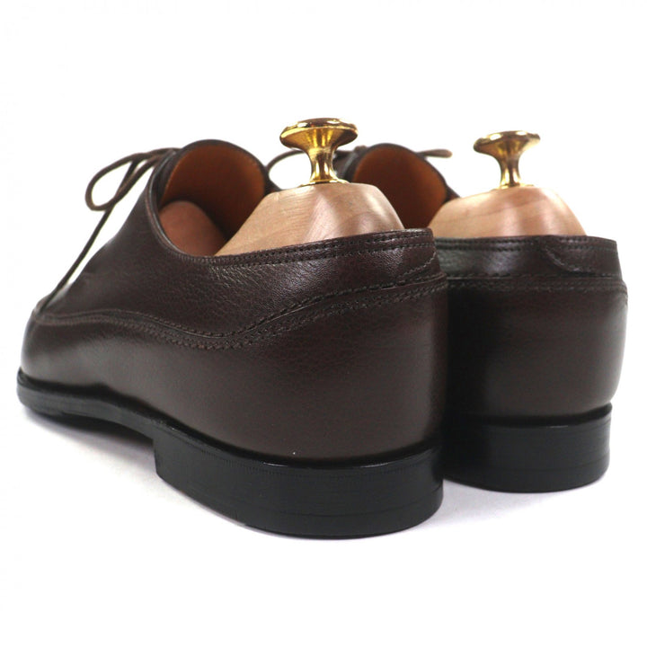 美品▼John Lobb ジョンロブ HURTWOOD ハートウッド Uチップ レースアップ レザーシューズ ブラウン 6.5 イングランド製 メンズ ビジネス