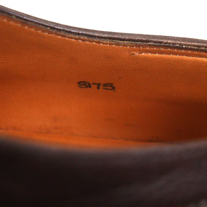 美品▼John Lobb ジョンロブ HURTWOOD ハートウッド Uチップ レースアップ レザーシューズ ブラウン 6.5 イングランド製 メンズ ビジネス