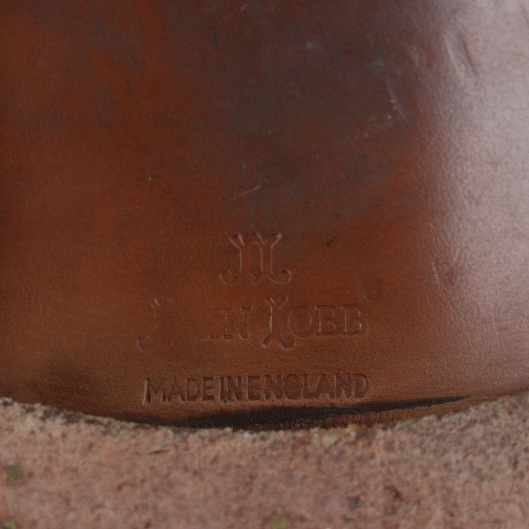 美品▼John Lobb ジョンロブ HURTWOOD ハートウッド Uチップ レースアップ レザーシューズ ブラウン 6.5 イングランド製 メンズ ビジネス