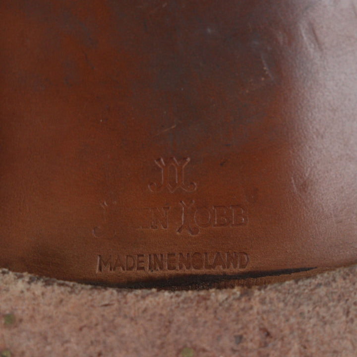 美品▼John Lobb ジョンロブ HURTWOOD ハートウッド Uチップ レースアップ レザーシューズ ブラウン 6.5 イングランド製 メンズ ビジネス