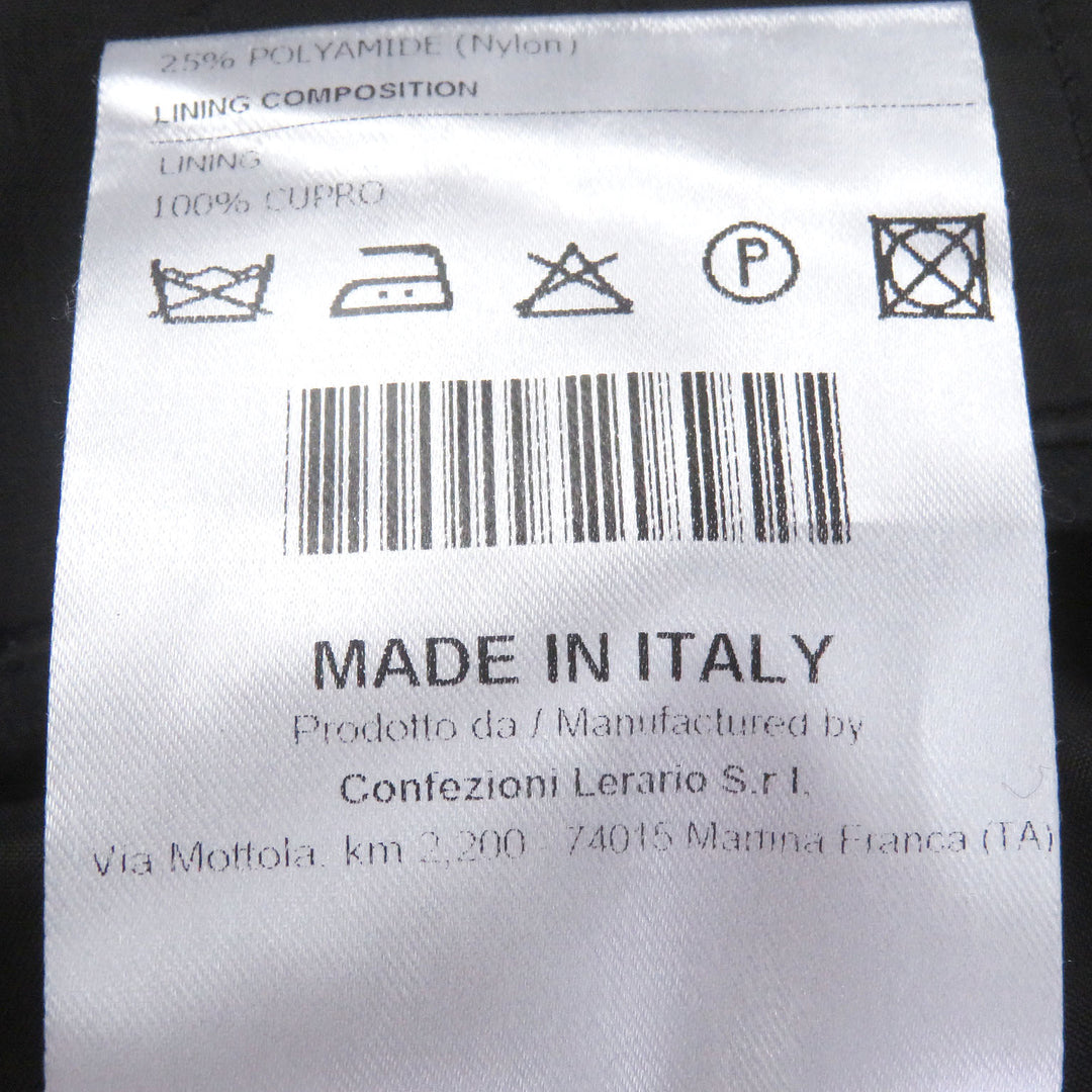 未使用品□TAGLIATORE タリアトーレ MONACO バージンウール ダブルブレストジャケット ピーコート ボルドー系 48 イタリア製 メンズ