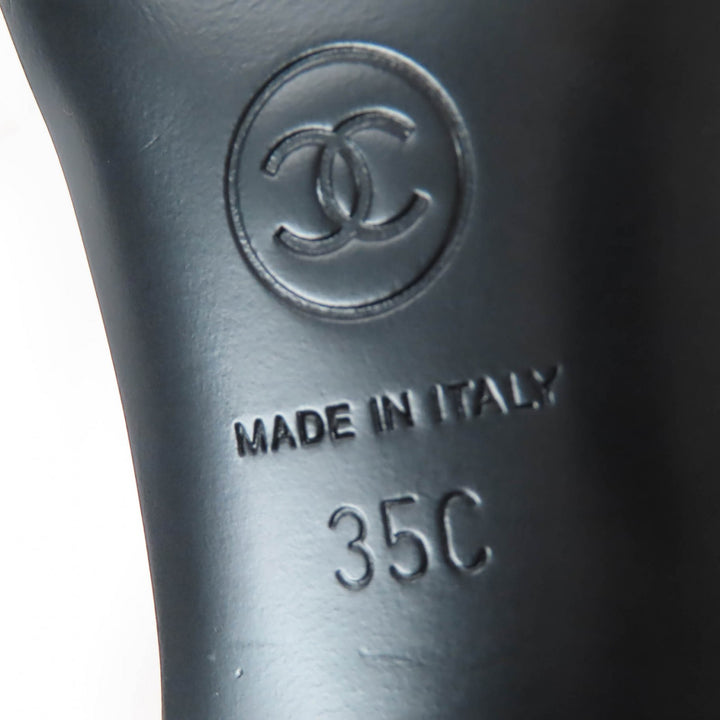 極美品☆CHANEL シャネル G45055 ココマーク アンクルストラップ パテントレザー サンダル イエロー 35 箱・保存袋付き イタリア製