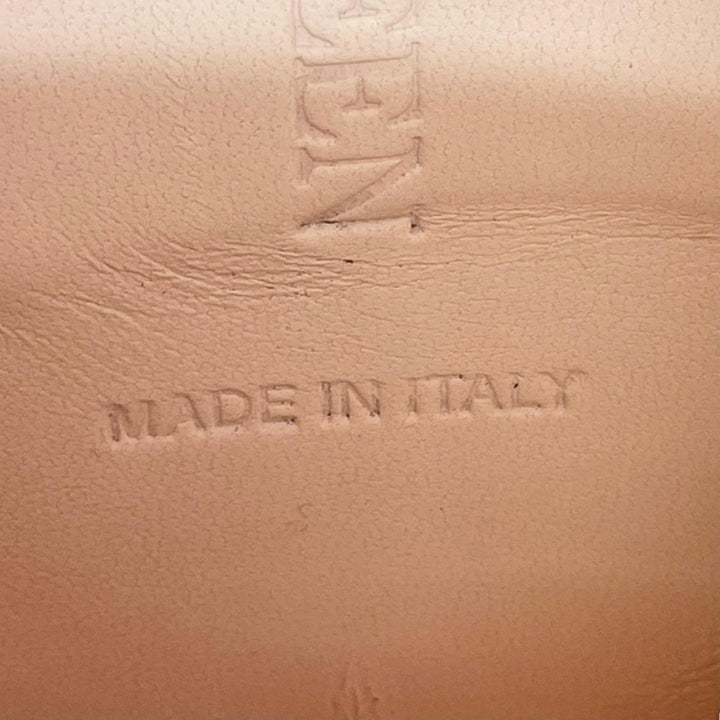 極美品▲Alexander McQueen アレキサンダーマックイーン 658082 TREAD MESH ハイカットスニーカー ローズピンク 37 伊製 箱・保存袋付き