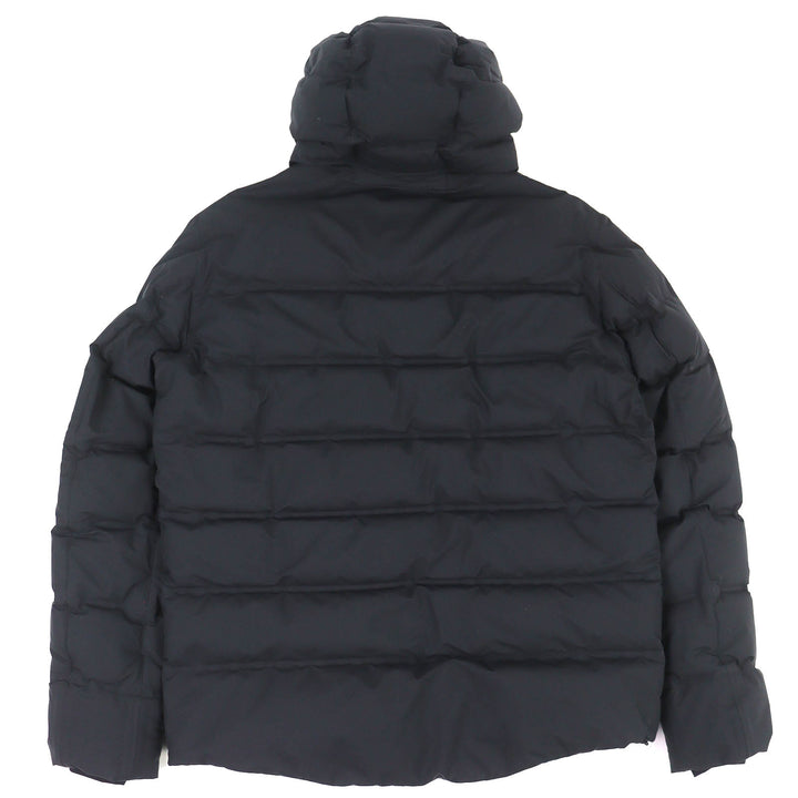 美品△Herno ヘルノ PI134UL Laminar ラミナー 3レイヤー シームレスダウンブルゾン GORE-TEX フーデッド ダウンジャケット 黒 50 正規品