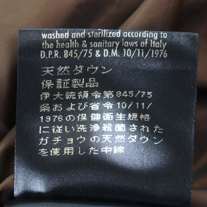 美品▼MOORER ムーレー MORRIS-L1 バージンウール カシミヤ 襟ラビットファー WZIPUP ダウンコート グレー 46 ハンガー・ガーメント付き