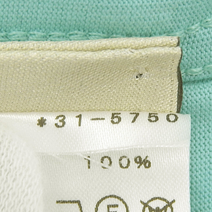 未使用品▲HERMES エルメス 23SS コットン100％ サドルステッチ クルーネック 半袖Ｔシャツ ライトブルー M イタリア製 正規品 メンズ