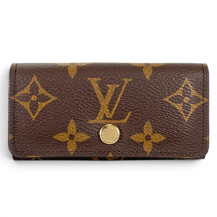 未使用品▲LOUIS VUITTON ルイヴィトン M69517 キーケース ミュルティクレ 4 モノグラムキャンバス ブラウン ゴールド 箱・保存袋付き