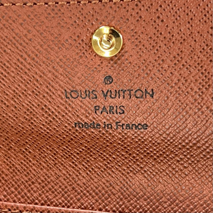 未使用品▲LOUIS VUITTON ルイヴィトン M69517 キーケース ミュルティクレ 4 モノグラムキャンバス ブラウン ゴールド 箱・保存袋付き