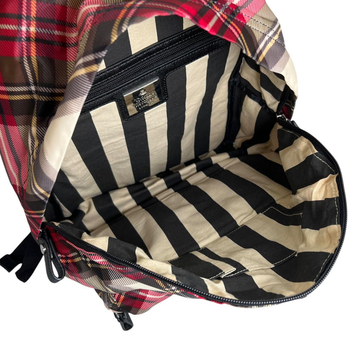 未使用品▲Vivienne Westwood ヴィヴィアンウエストウッド オーブ タータンチェック リュック・デイパック レディース 保存袋付き