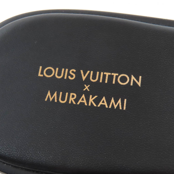 未使用品★LOUIS VUITTON ルイヴィトン 25SS 1AGVXU LV TM モノグラムチェリーブロッサム リリー ミュール レザー サンダル 38 保存袋付