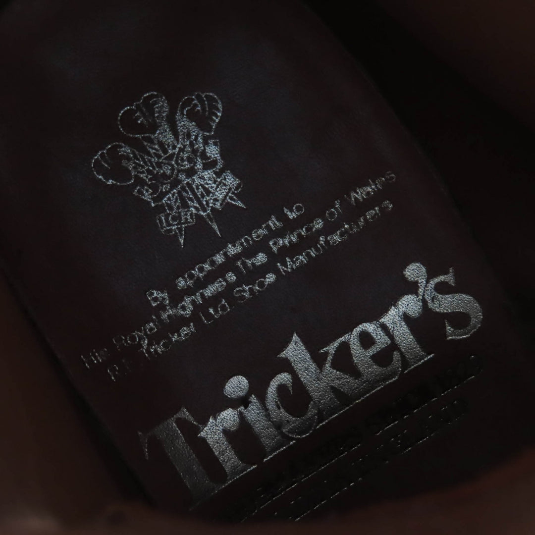 美品☆Tricker’s トリッカーズ L5780 モールトン ウイングチップカントリーブーツ レザーブーツ ブラウン 6-4 レディース イングランド製