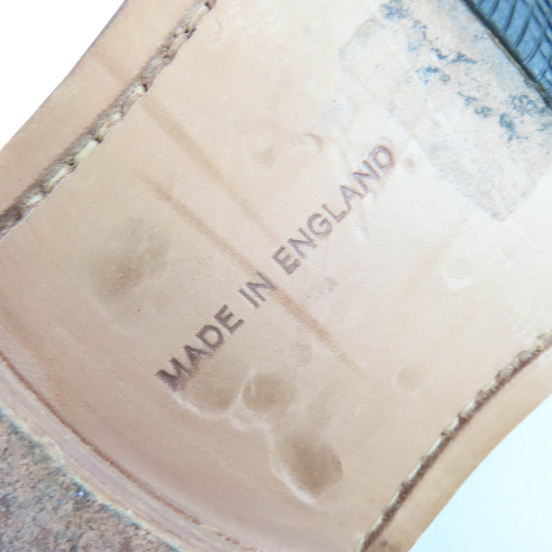美品☆Tricker’s トリッカーズ L5780 モールトン ウイングチップカントリーブーツ レザーブーツ ブラウン 6-4 レディース イングランド製