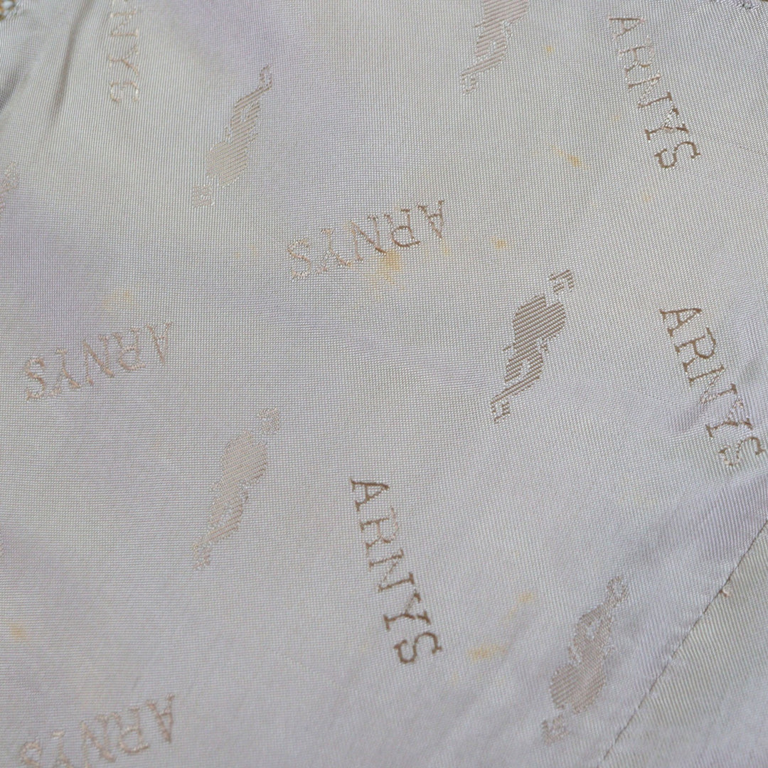 美品▼ARNYS PARIS アルニス JEAN G ウール カシミヤ ツイード シングルジャケット テーラードジャケット イエロー 54 イタリア製 メンズ