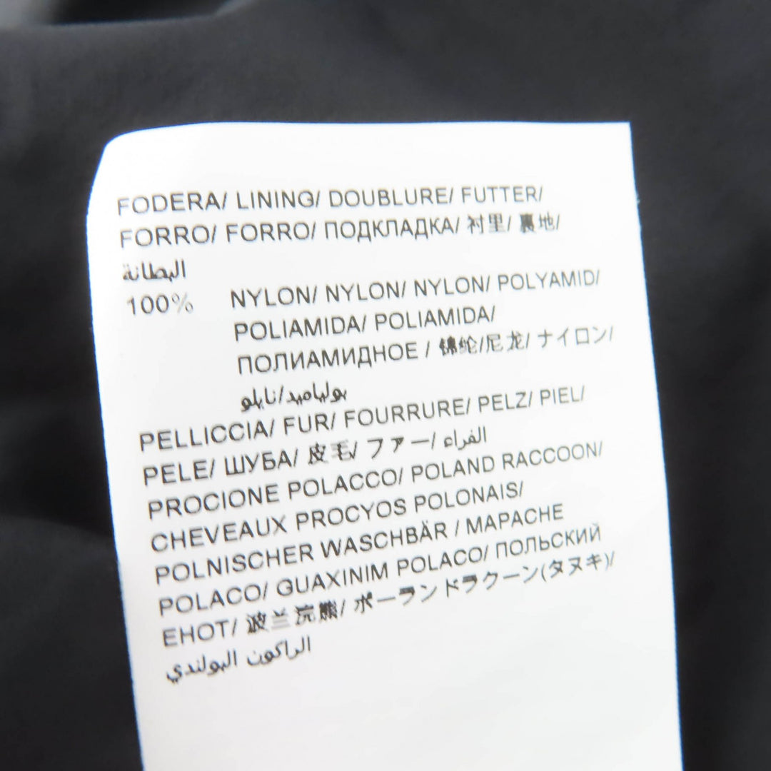 極美品☆TATRAS タトラス 23AW LTAT23A4953 ラクーンファー・フード付 ロング丈 ダウンコート ブラック 03 正規品 レディース
