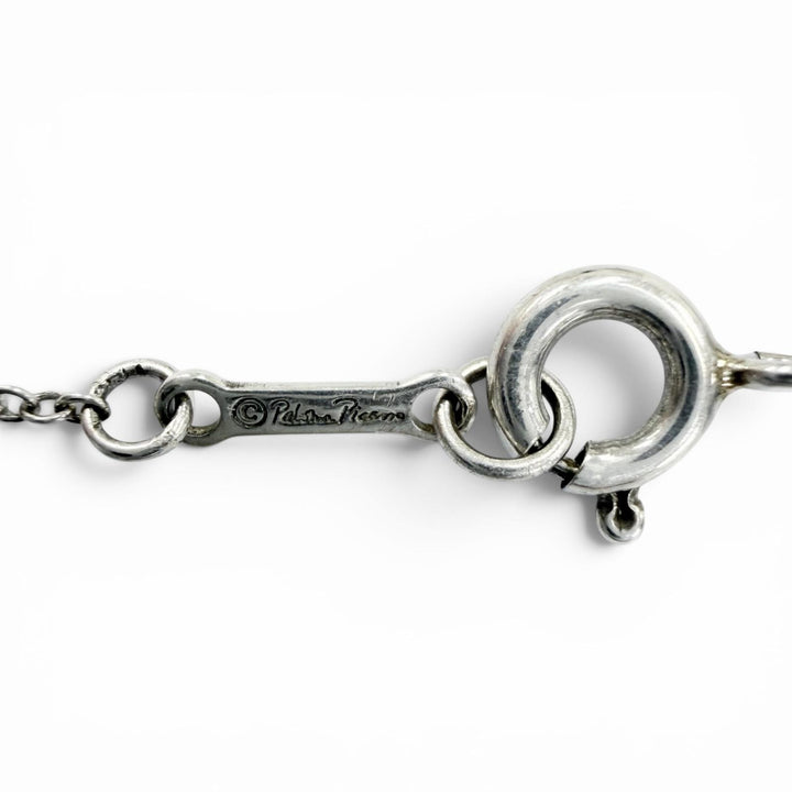 極美品☆TIFFANY&amp;Co. ティファニー ヴィンテージ パロマピカソ サークルネックレス 925 シルバー 重量2.8g レディース