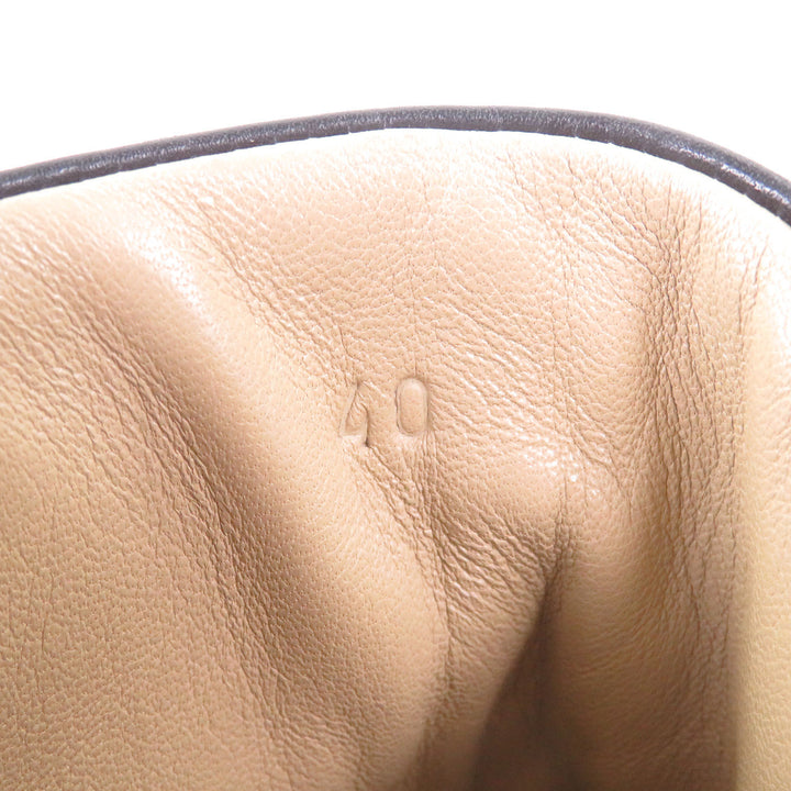 美品□HERMES エルメス レノックス コリエドシアン レースアップ ハイカットスニーカー レザーシューズ ブラック 40 イタリア製 メンズ