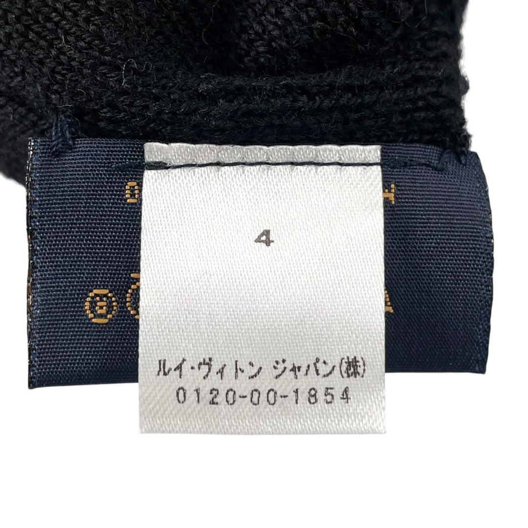 極美品▲LOUIS VUITTON ルイヴィトン 2020年製 M73470 ゴン マイ モノグラム エクリプス ウール100％ 手袋 ブラック 正規品 メンズ