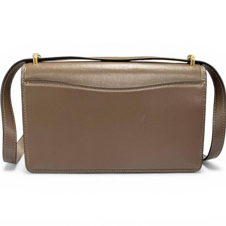 極美品◇COACH コーチ CC416 バンディット ショルダーバッグ チャーム付 レザー クロスボディバッグ ブラウン系 ゴールド金具 レディース