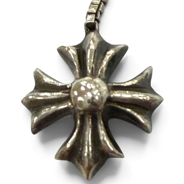 美品▼CHROME HEARTS クロムハーツ JOJO PST PLSBS LEFT SIDE EARRING ジョジョ 925 ポスト14K ピアス シルバー 重量4.37g メンズ