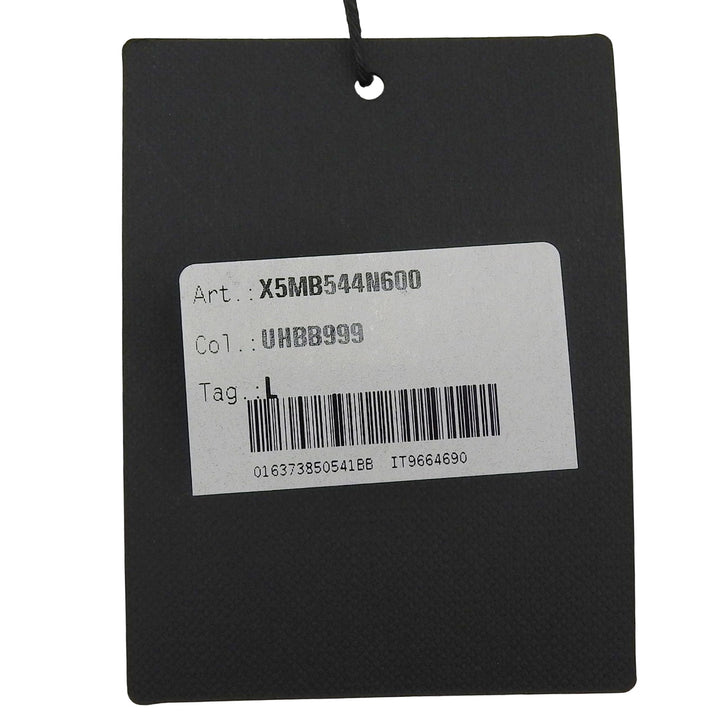 極美品▲TOD’S トッズ X5MB544N600 NO CODE コットン100％ ラバーロゴ ジップアップ パーカー ブラック ホワイト L イタリア製 メンズ