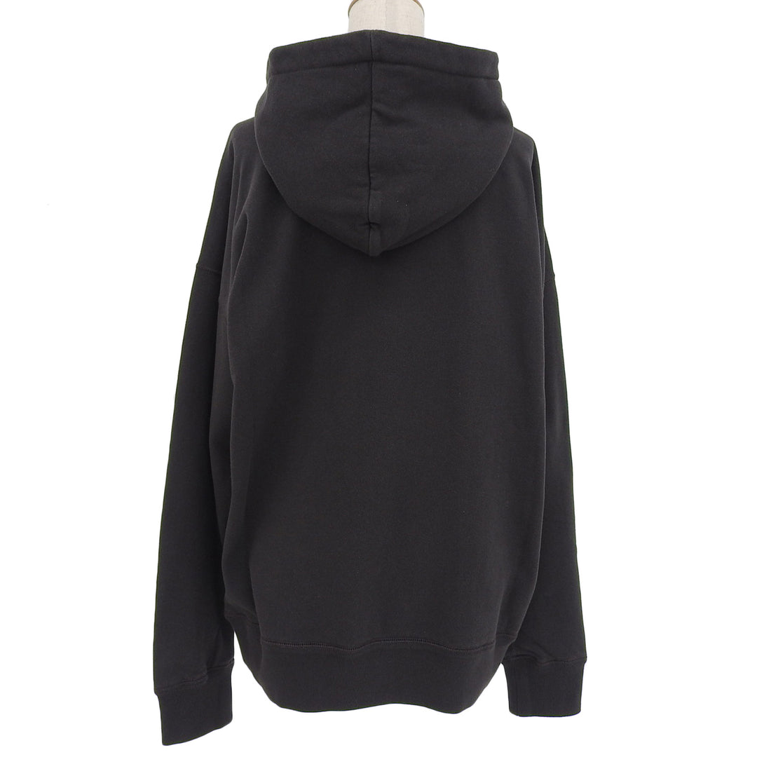 未使用品▲ISABEL MARANT イザベルマラン SW0031 コットン ロゴ フーデッド プルオーバー パーカー チャコールグレー 36 レディース