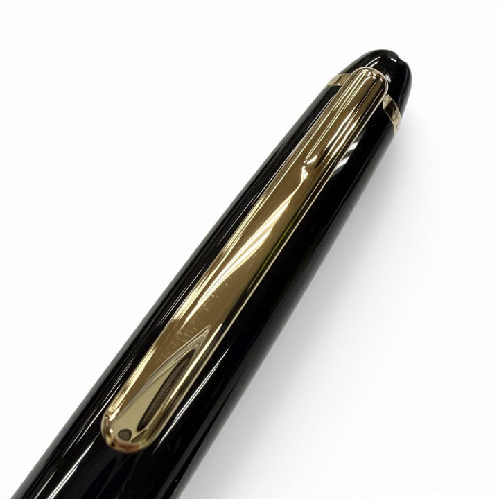極美品▼MONTBLANC モンブラン マイスターシュテュック クラシック ペン先14K Fニブ ホワイトスター 万年筆 ドイツ製 箱・ペンケース付き
