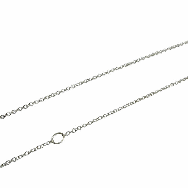 美品☆TIFFANY&amp;Co. ティファニー リターントゥティファニー ハートタグ ミディアム 1P ダイヤ ネックレス AG925 ダイヤモンド 重量6.6g