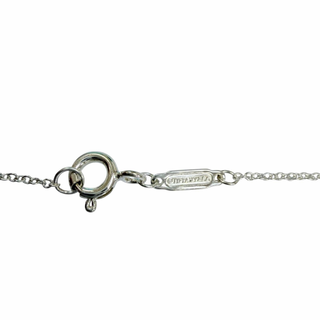 美品☆TIFFANY&amp;Co. ティファニー リターントゥティファニー ハートタグ ミディアム 1P ダイヤ ネックレス AG925 ダイヤモンド 重量6.6g