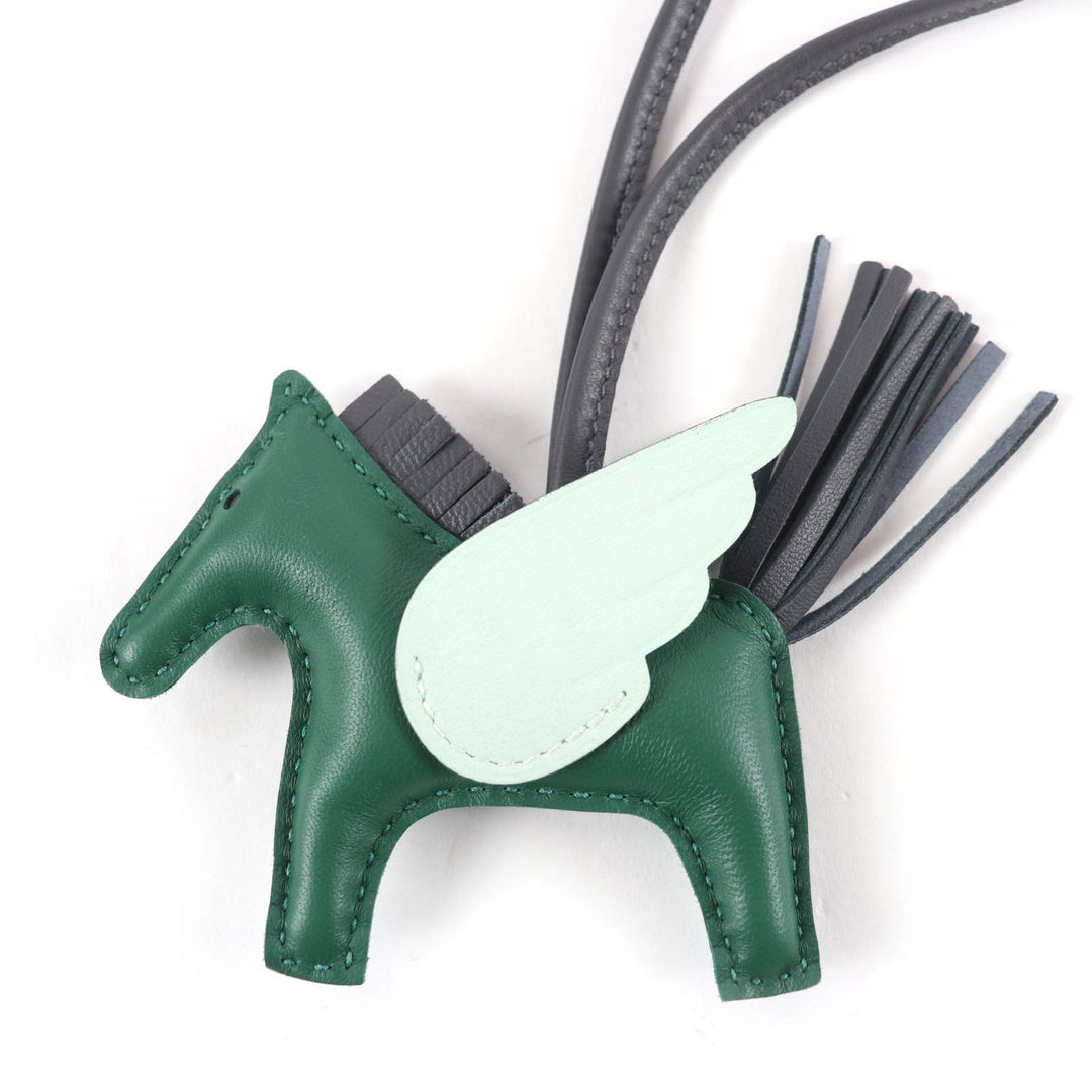 未使用品☆HERMES エルメス ロデオチャーム ペガサスPM ヴォースイフト ヴェールモワイヤン/アルドワーズ/ヴェールペパーミント W刻印