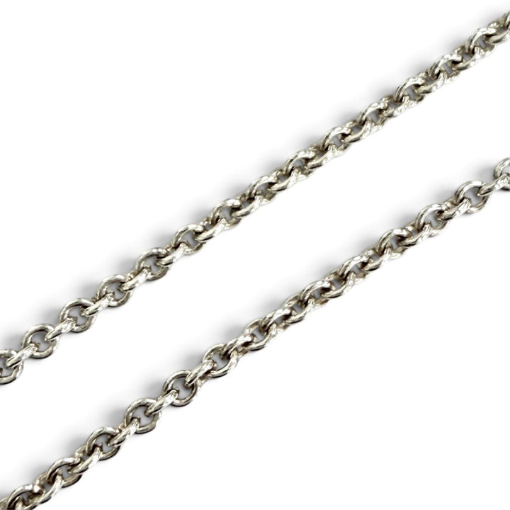 美品△TIFFANY&amp;Co. ティファニー 1837 インターロッキング サークル 925 ロング ネックレス シルバー 重量33.7g レディース 箱付き