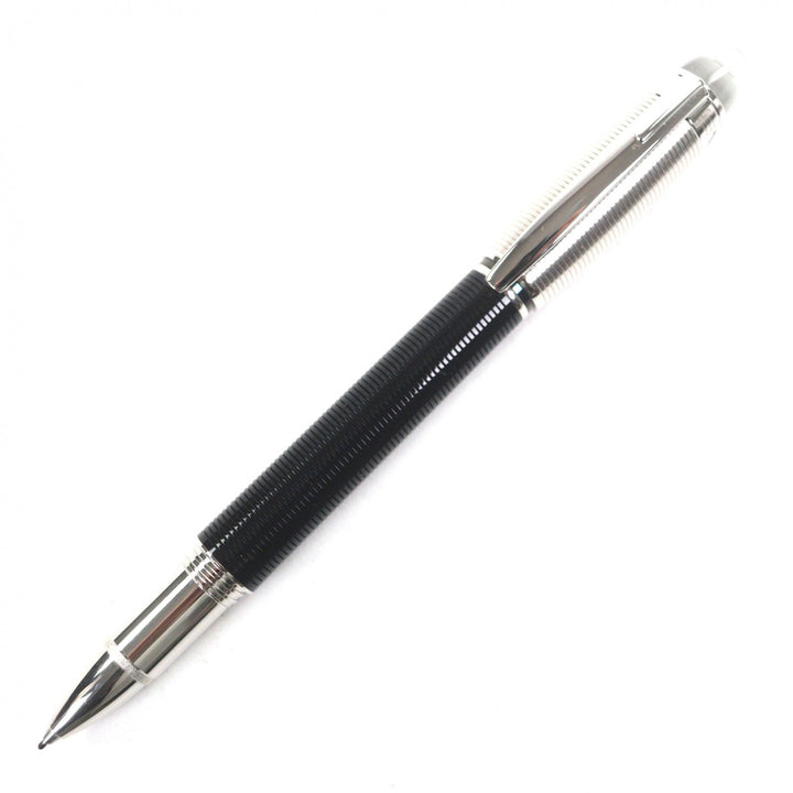 極美品▼MONTBLANC モンブラン スターウォーカー ファインライナー ドゥエ ホワイトスター キャップ式 ボールペン ケース付 筆記確認済み