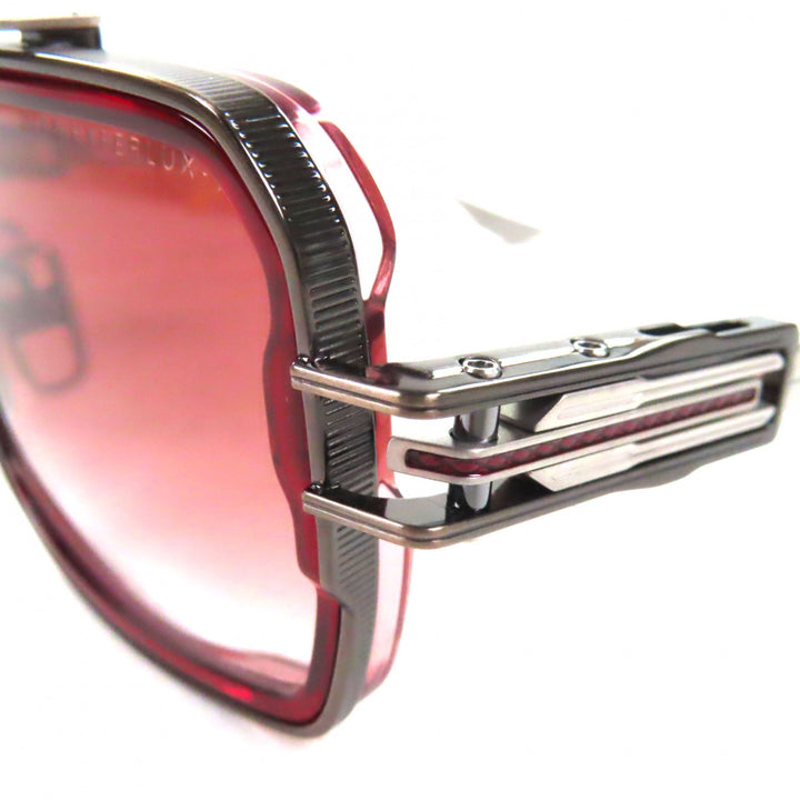未使用品▼DITA ディータ 26SS DTS470 HYPERLUX-1000 チタン ツーブリッジ アイウェア サングラス クリアレッド 58□15-142 定価173800円