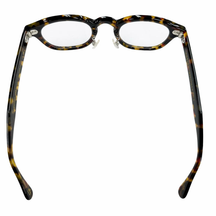 極美品▼MOSCOT モスコット LEMTOSH レムトッシュ ベッコウ柄 ウェリントン メガネ 眼鏡 アイウェア クリアブラウン 46□24-145 箱付き